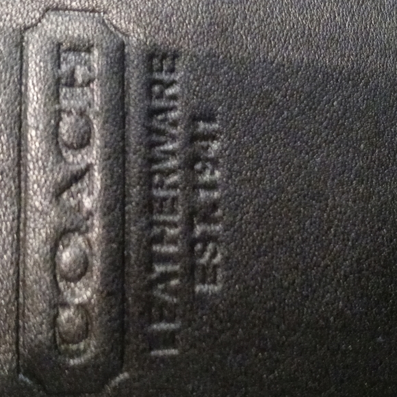 💝Coach Black leather purse Authentic - Picture 8 of 15